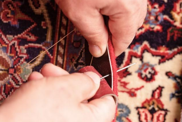 لفافه دوزی ریشه فرش